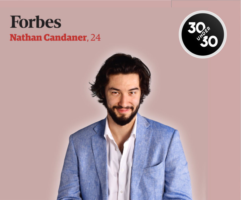 JobzMall CEO Nathan Candaner honored Forbes '30 under 30'
