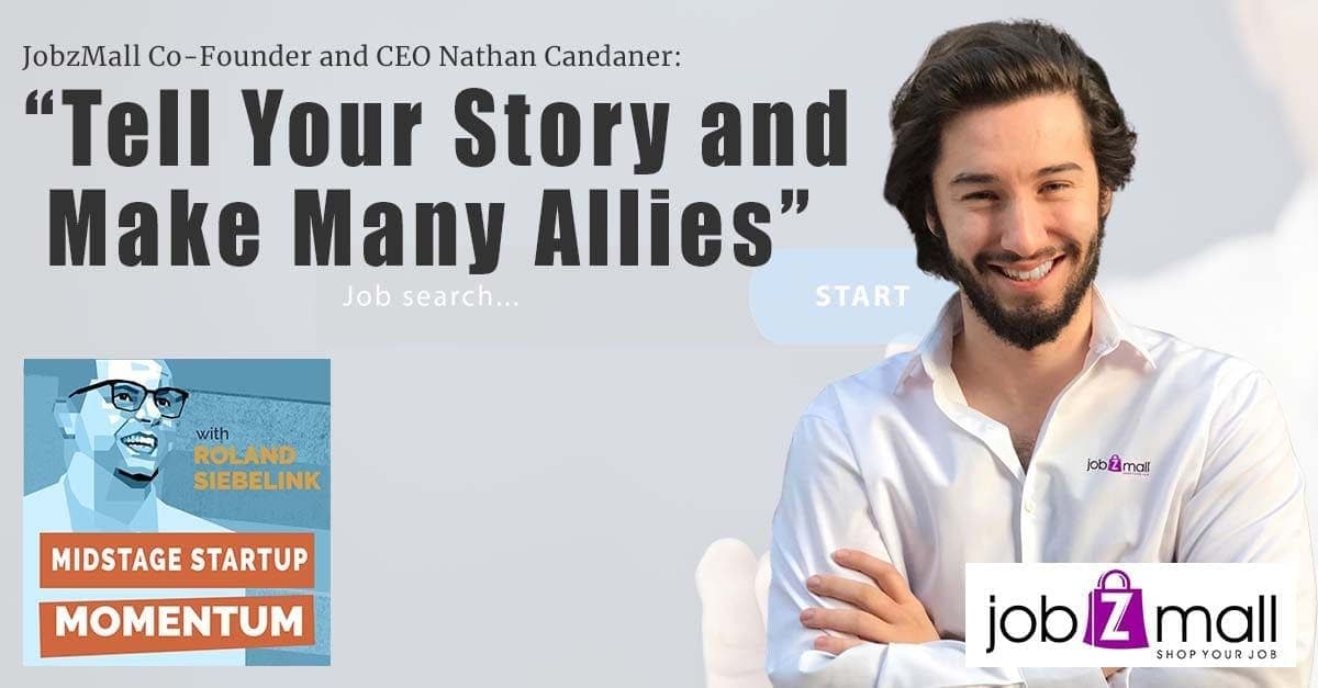 JobzMall CEO interviewed on Midstage Startup Momentum Podcast
